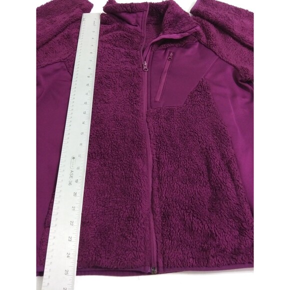 Columbia Women's Large By The Lake Plush Fleece Full Zip Jacket Coat Purple - Picture 11 of 11
